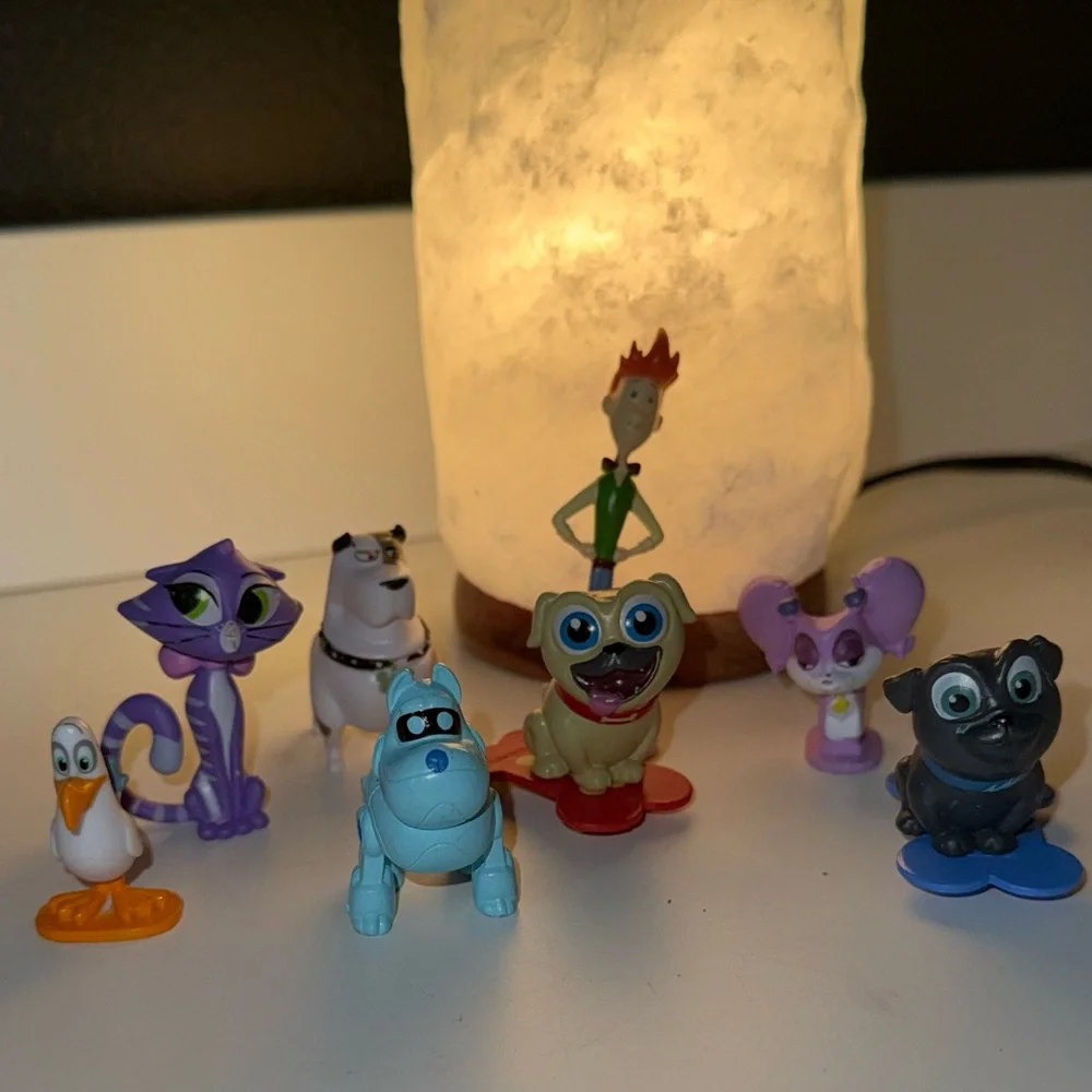 Puppy Dog Pals birthday cake topper figurines